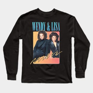 Wendy & Lisa / Retro Fan Design Long Sleeve T-Shirt